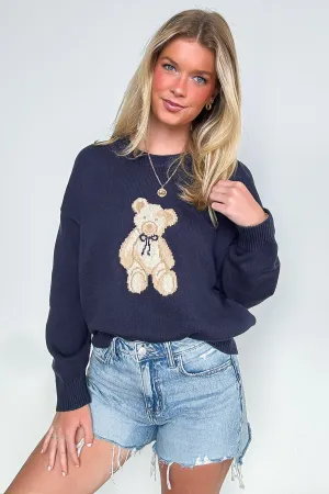 Teddy Bear Knit Sweater