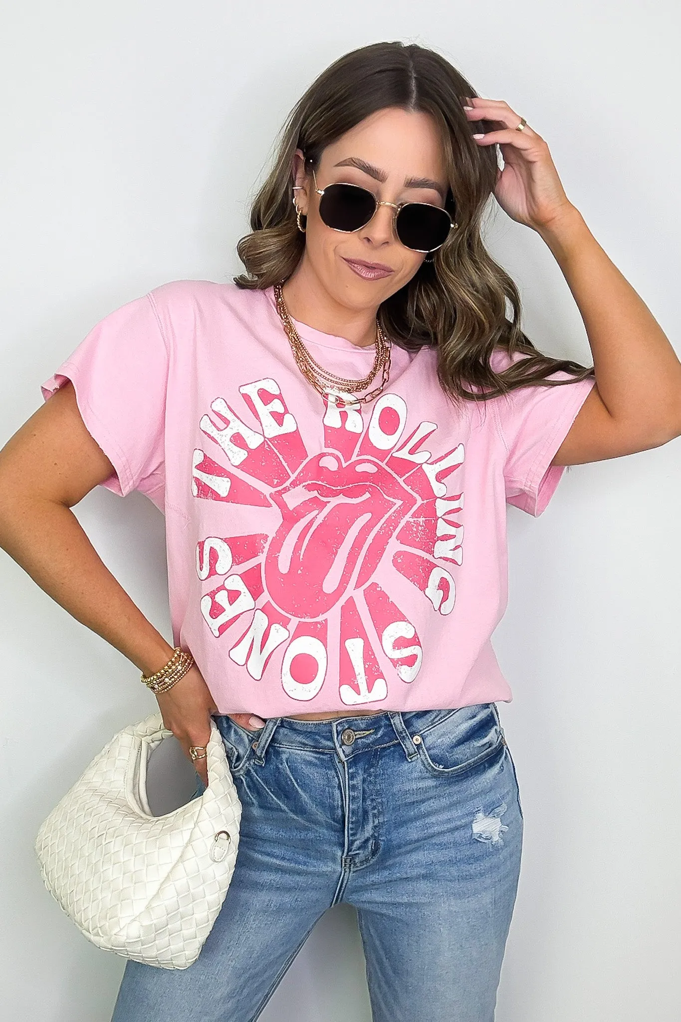 The Rolling Stones Distressed Graphic Tee