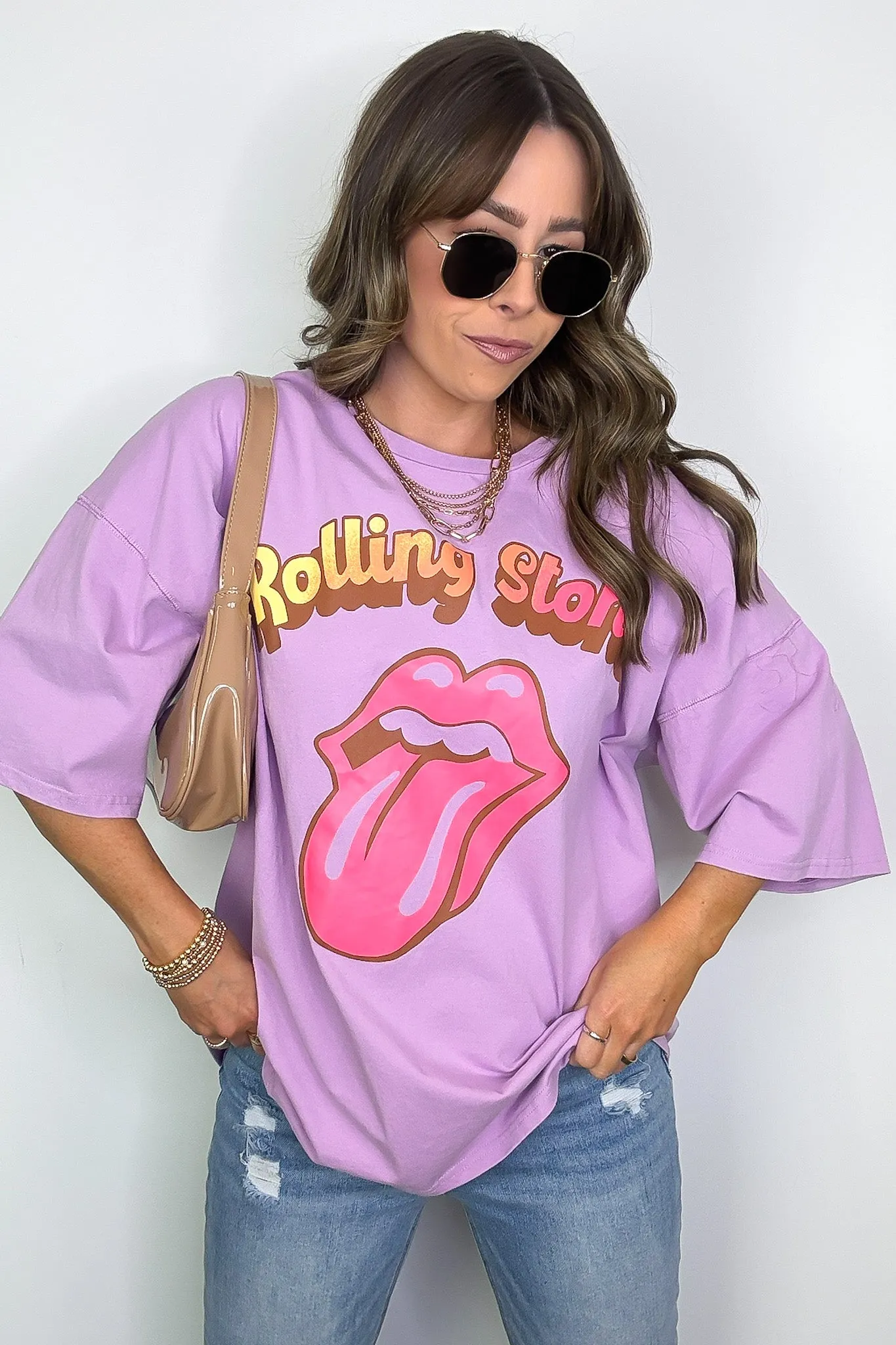 The Rolling Stones Oversized Graphic Tee
