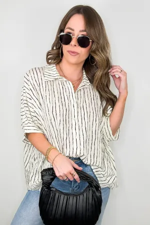 Timeless Charm Flowy Blouse Top