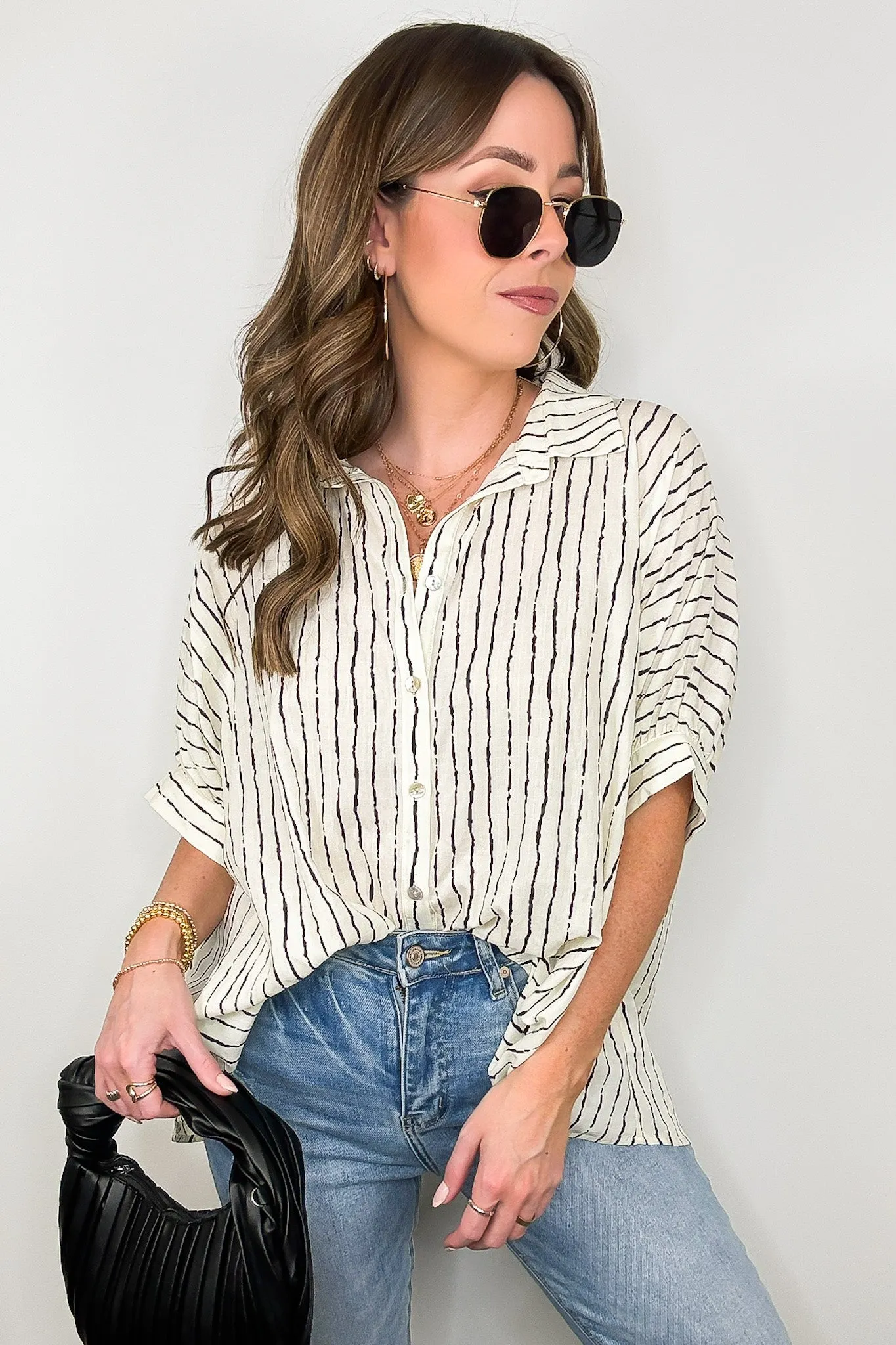 Timeless Charm Flowy Blouse Top