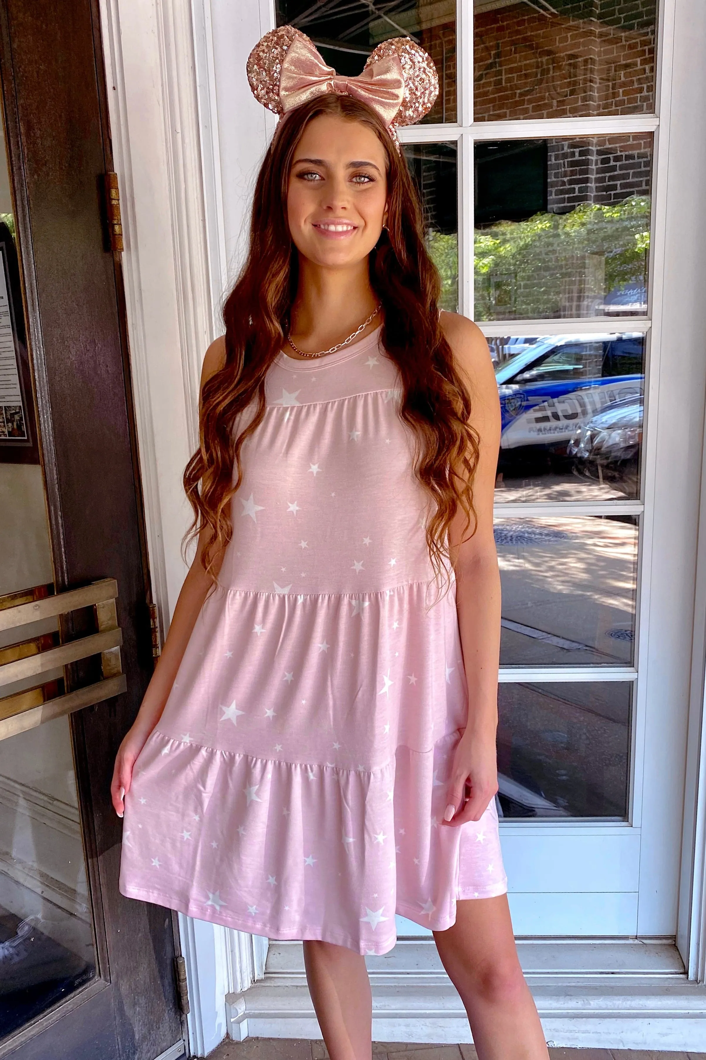 Underneath Stars Tiered Dress - FINAL SALE