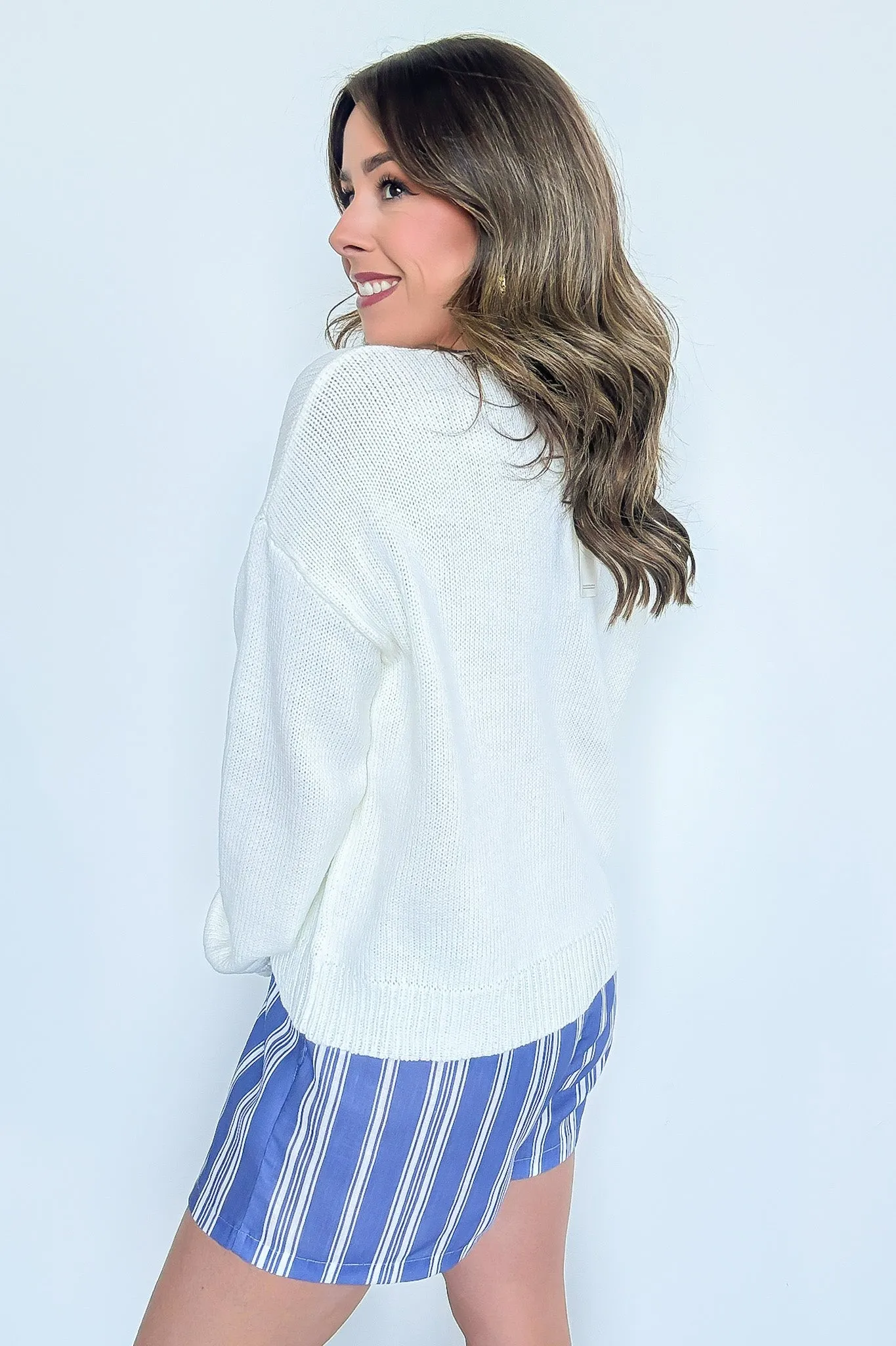 USA Graphic Knit Sweater