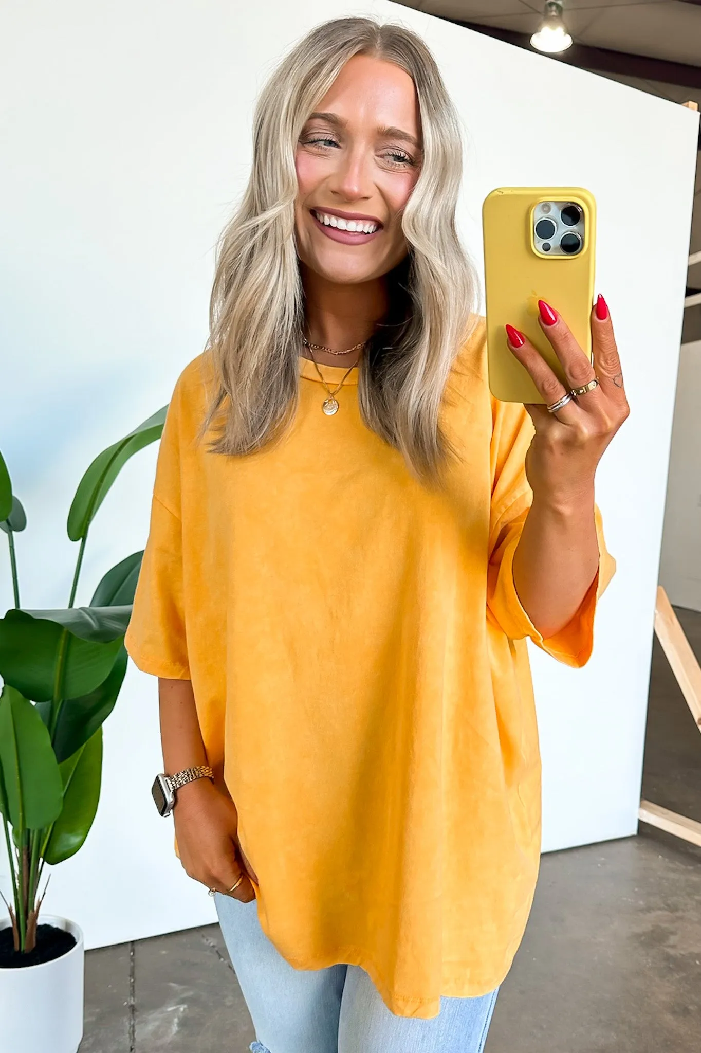 Weekend Awaits Mineral Wash Oversized Top - BACK IN STOCK