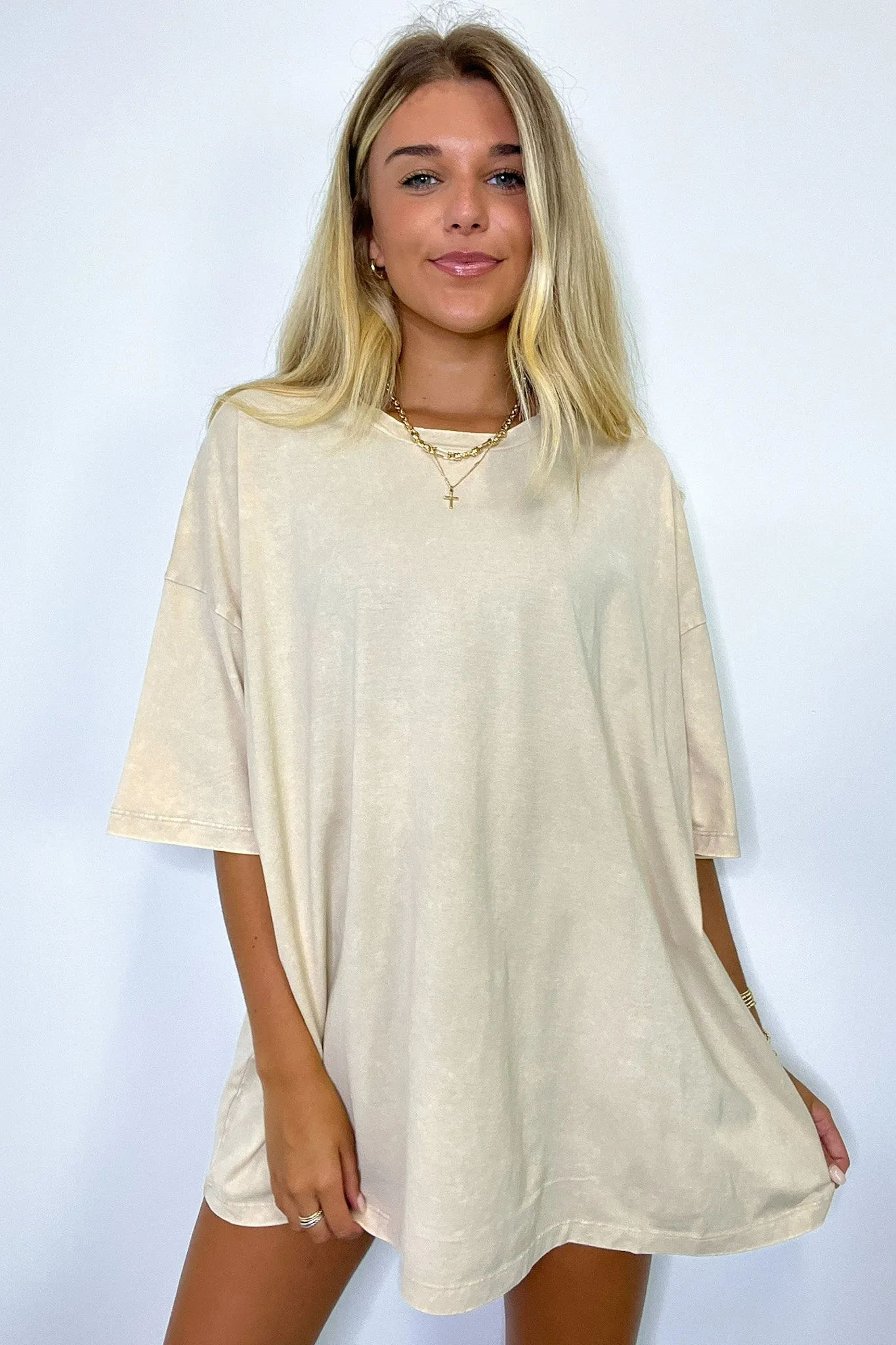 Weekend Awaits Mineral Wash Oversized Top - BACK IN STOCK