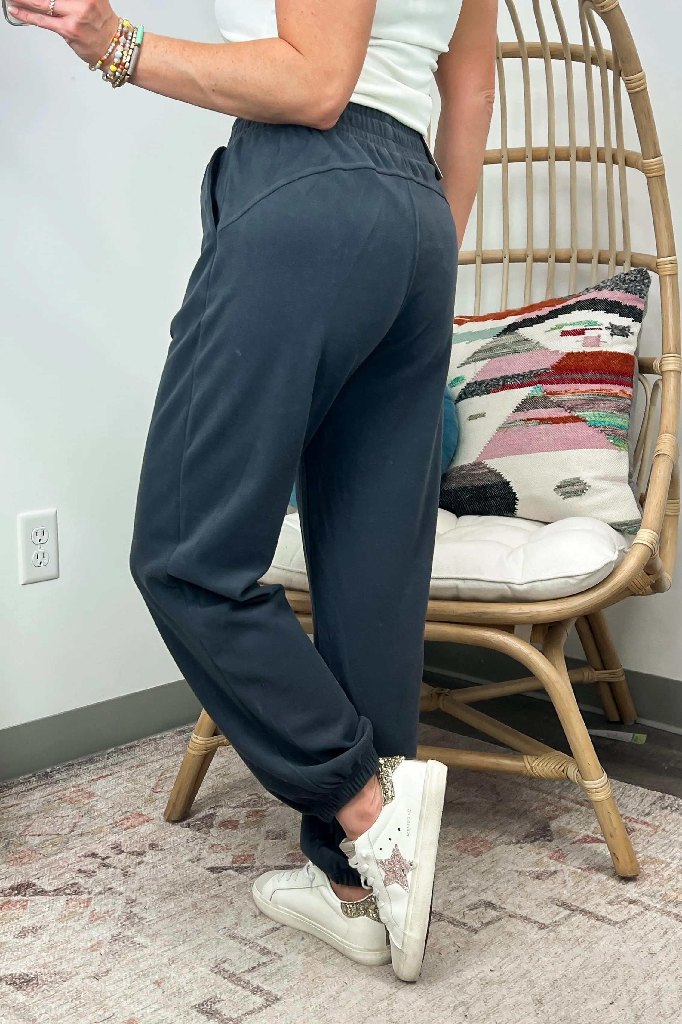 Weekend Wishes Elastic Waist Lounge Joggers - BACK IN STOCK