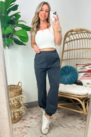 Weekend Wishes Elastic Waist Lounge Joggers - BACK IN STOCK