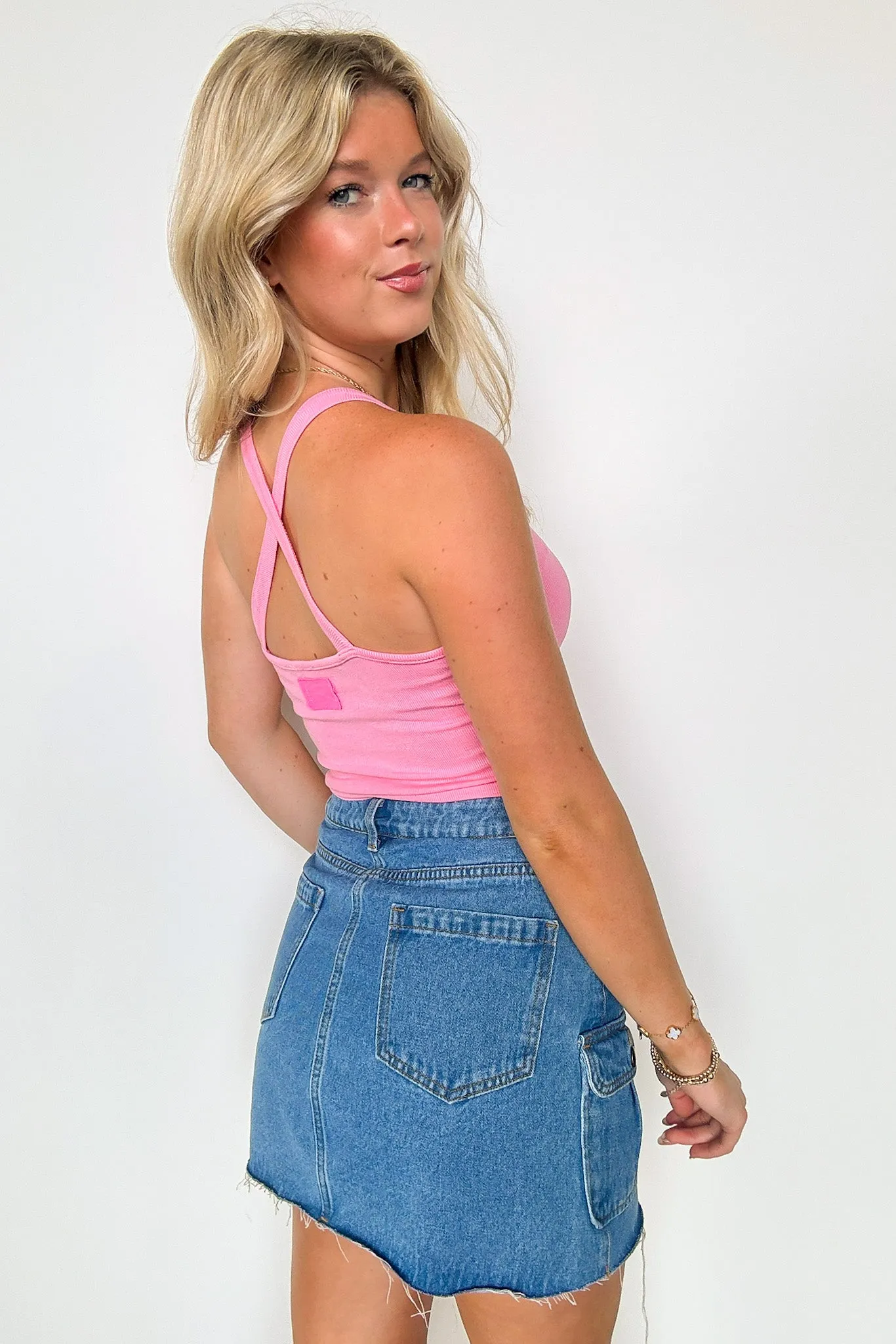 Weekly Favorite Button Detail Tank Top - FINAL SALE