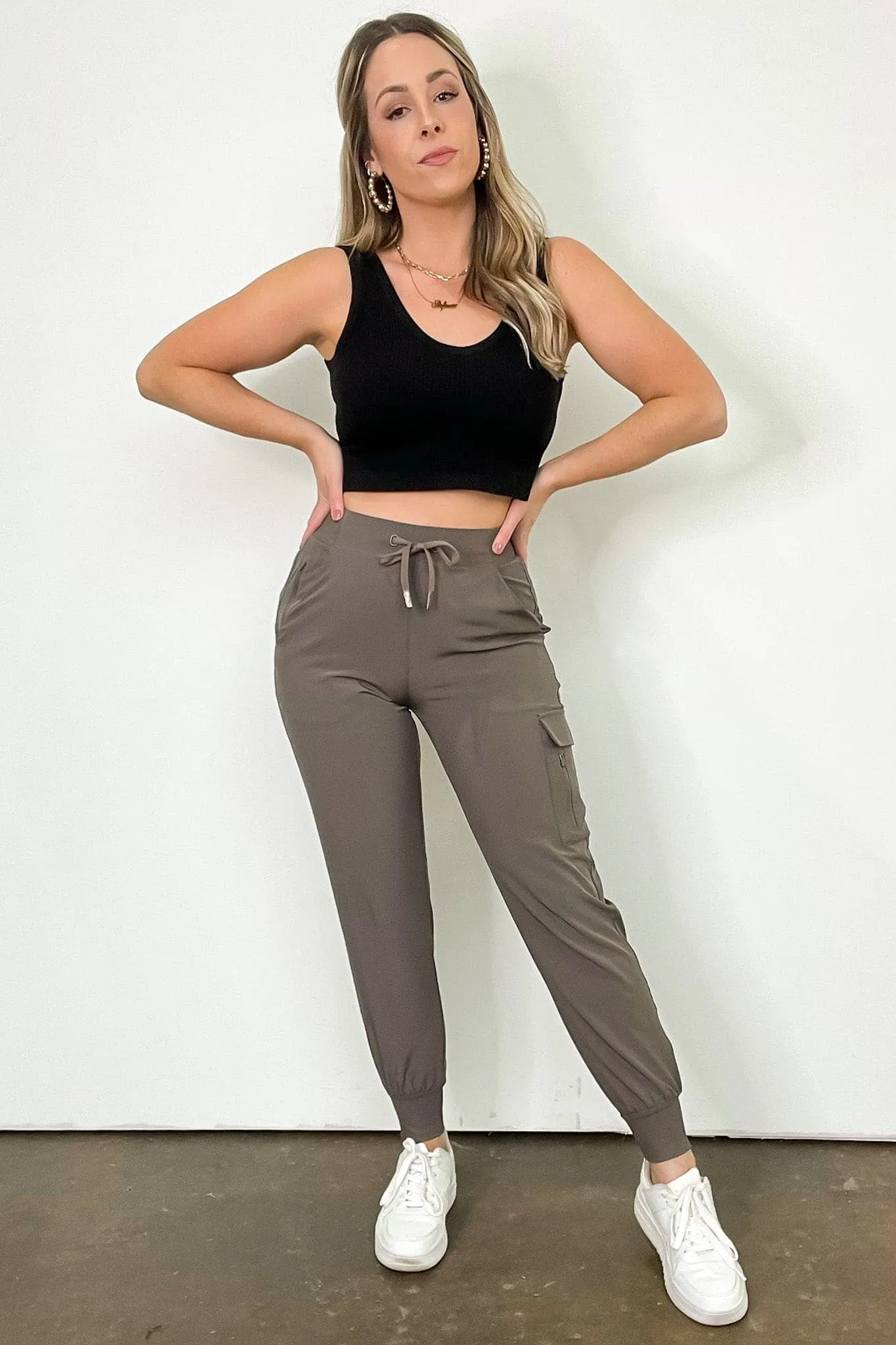 Whynn Drawstring Cargo Joggers