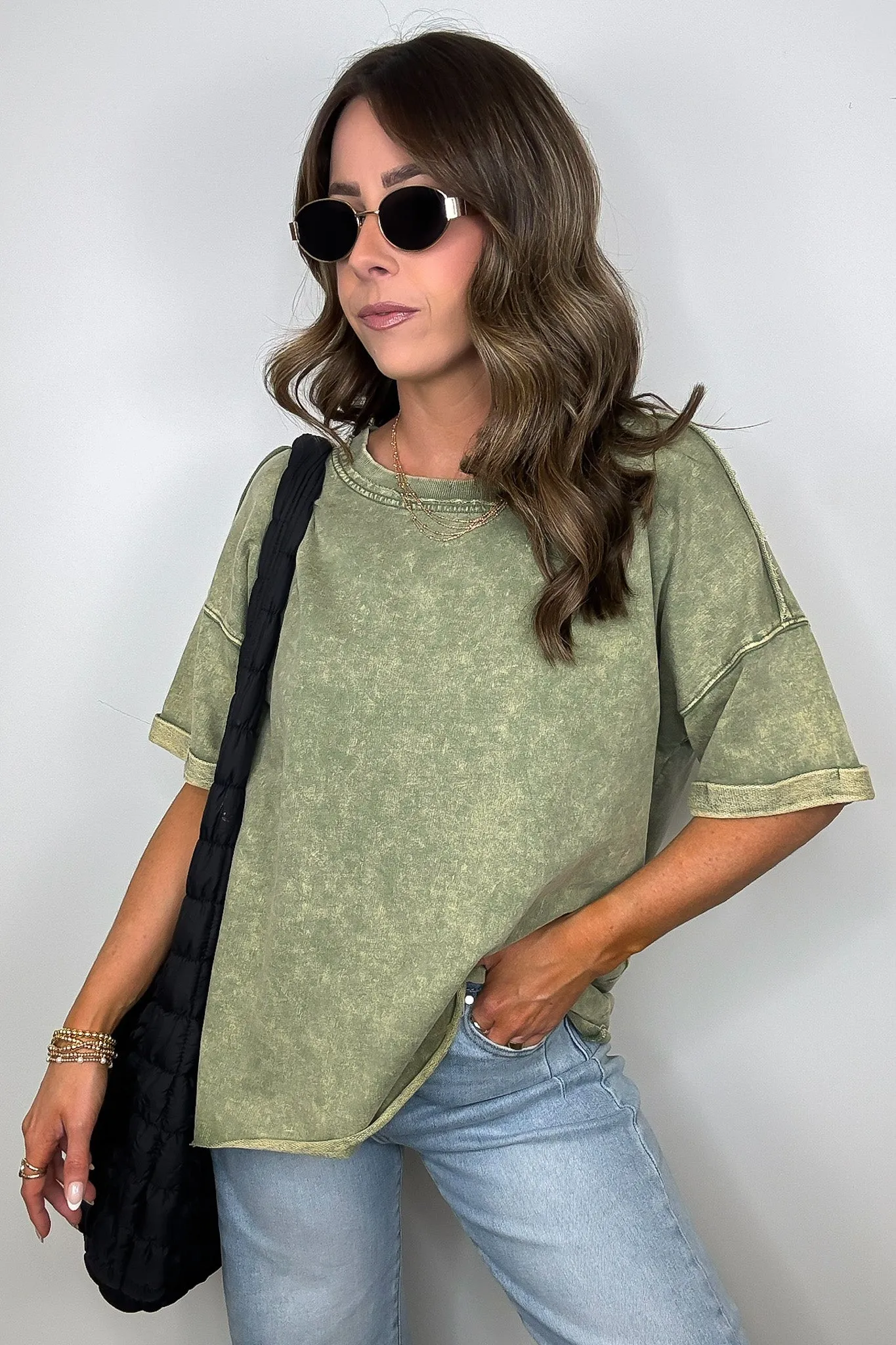 Wild Drift Acid Wash Relaxed Tee - BACK IN STOCK
