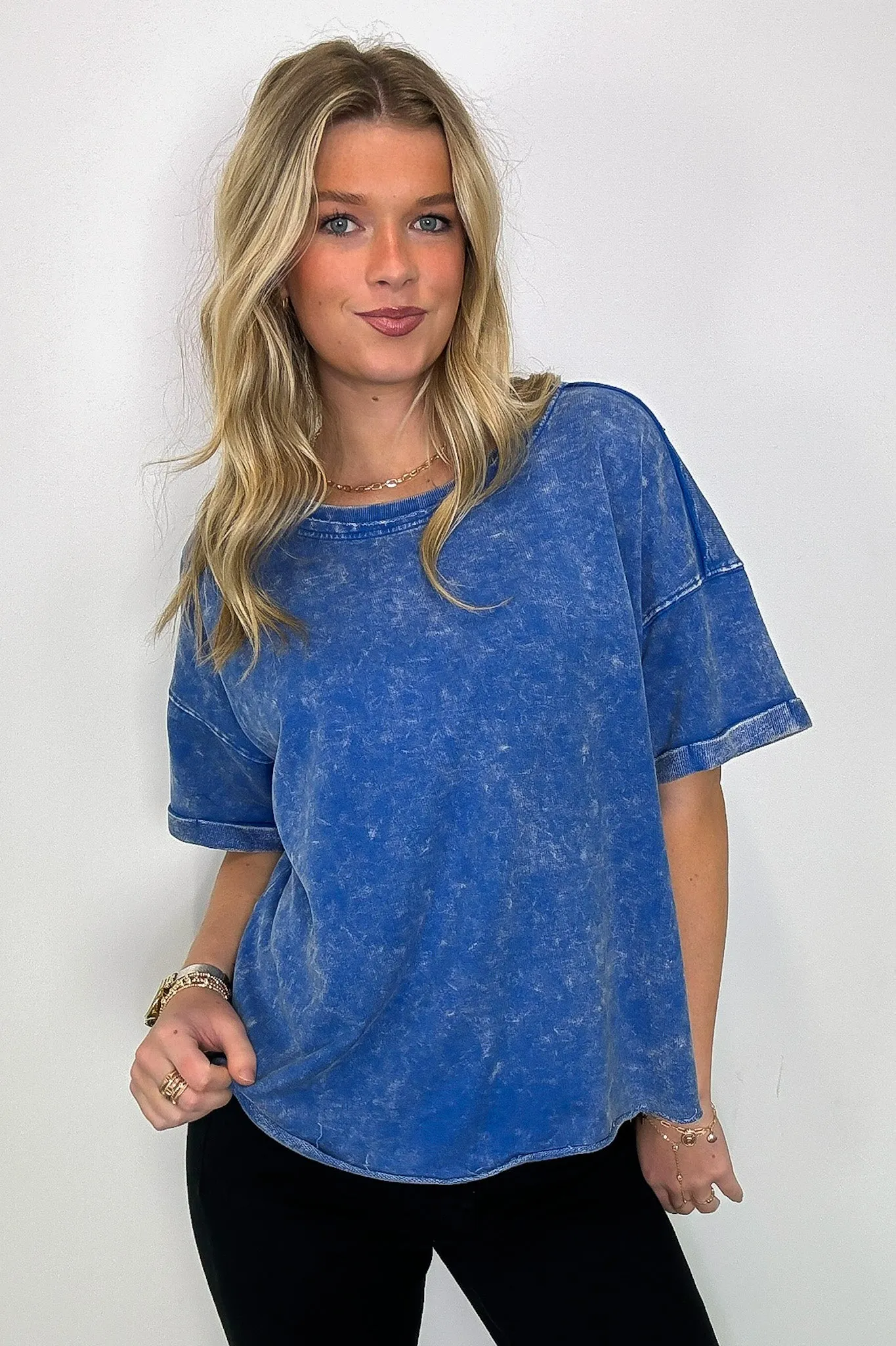 Wild Drift Acid Wash Relaxed Tee - BACK IN STOCK