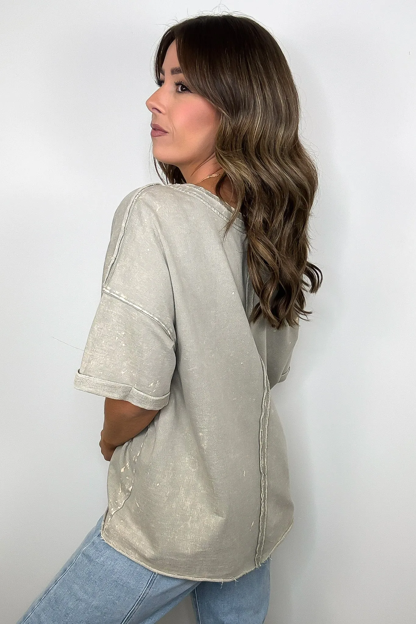 Wild Drift Acid Wash Relaxed Tee - BACK IN STOCK