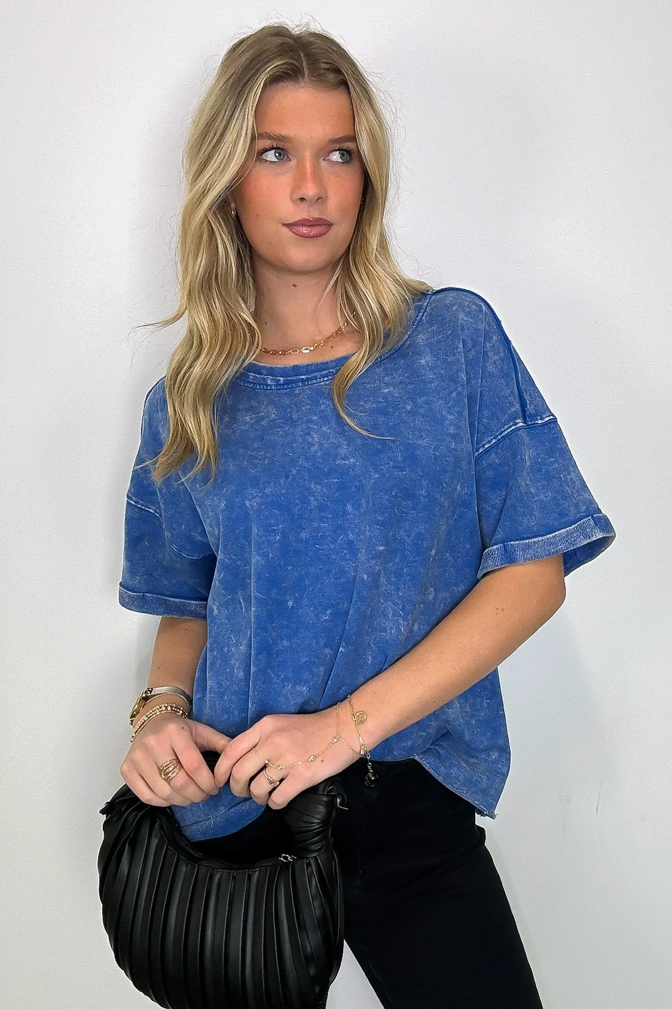Wild Drift Acid Wash Relaxed Tee - BACK IN STOCK