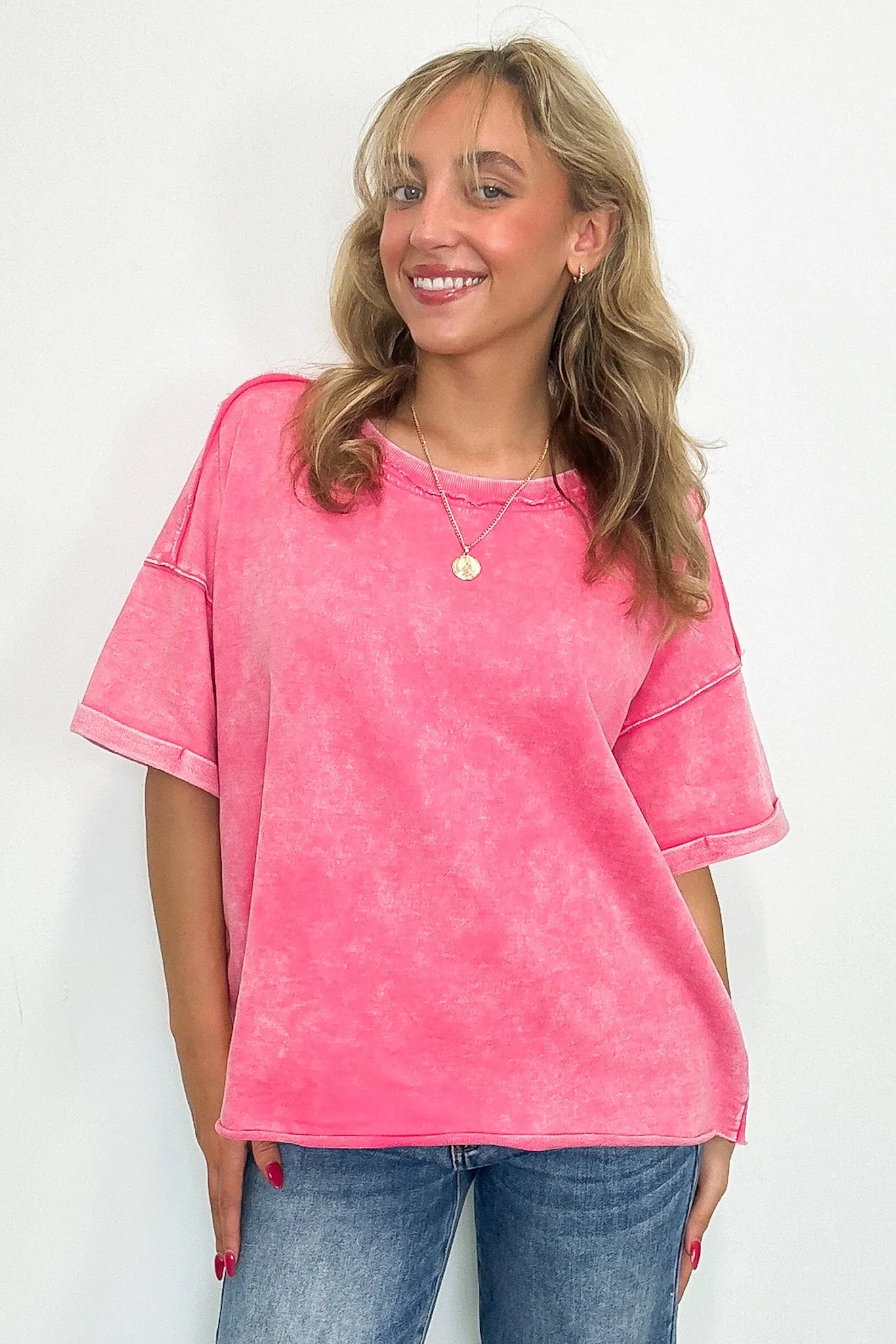 Wild Drift Acid Wash Relaxed Tee - BACK IN STOCK