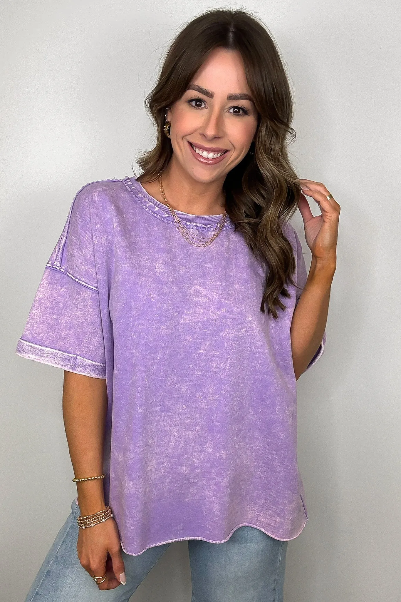 Wild Drift Acid Wash Relaxed Tee - BACK IN STOCK