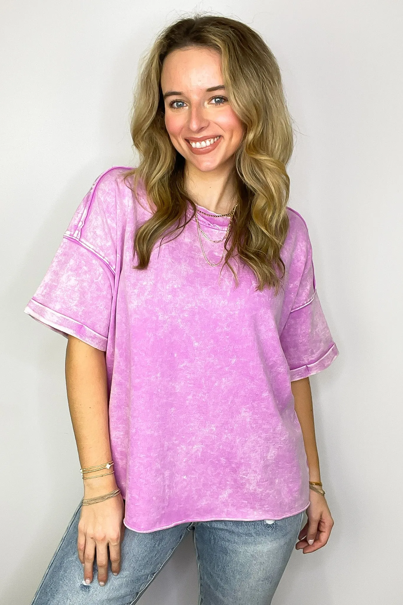 Wild Drift Acid Wash Relaxed Tee - BACK IN STOCK