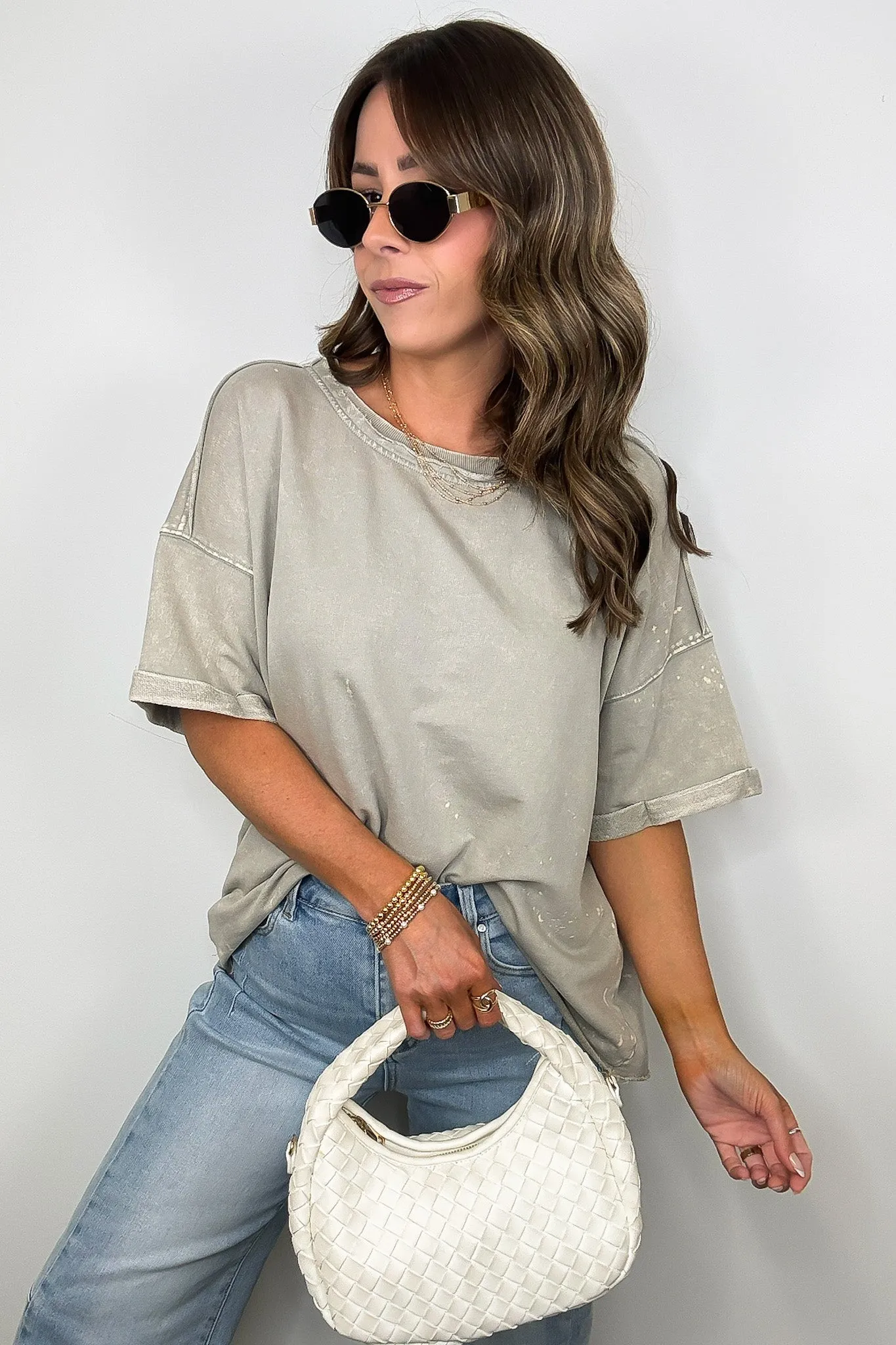 Wild Drift Acid Wash Relaxed Tee - BACK IN STOCK