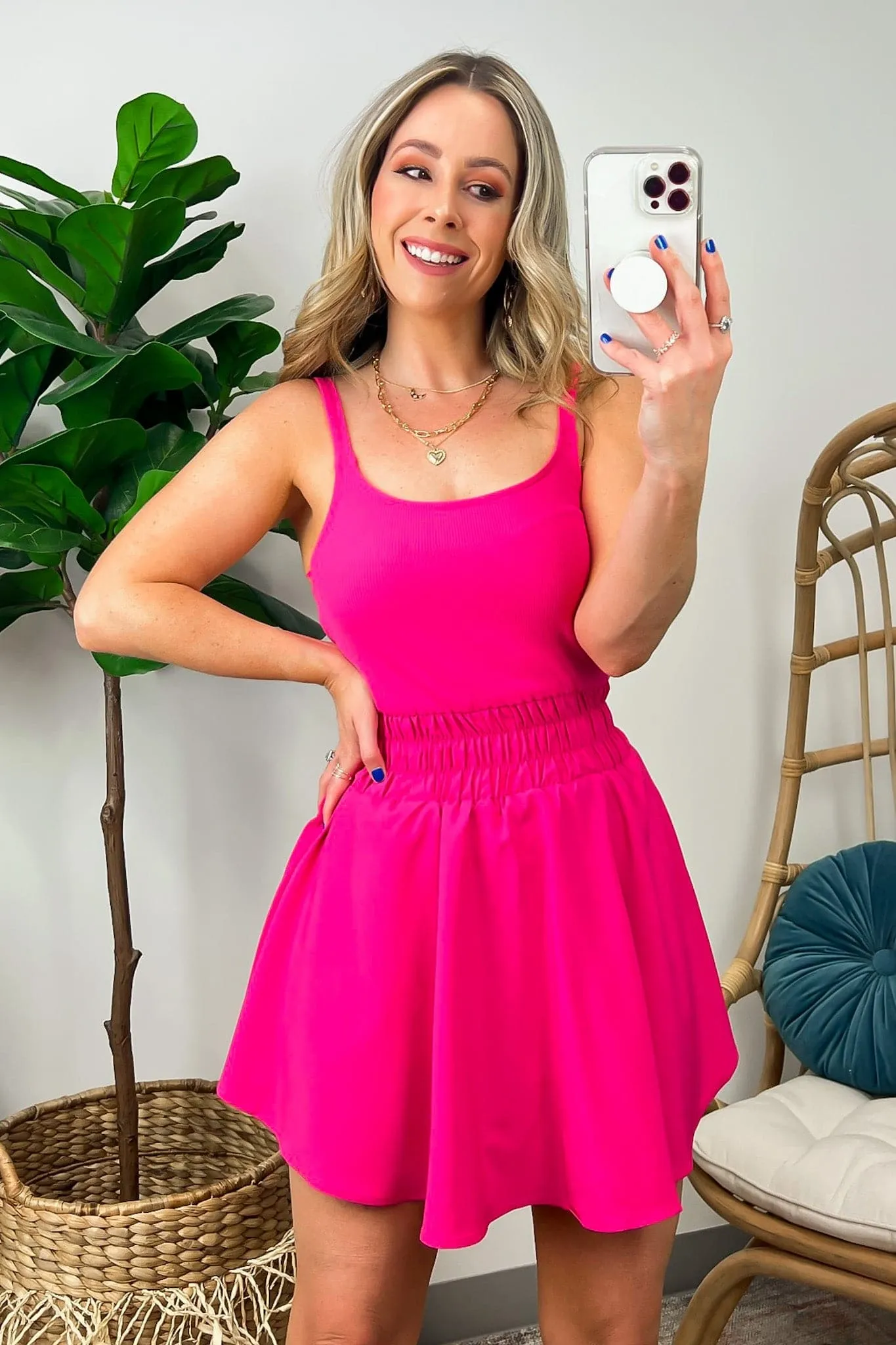 Zaia Smocked Waist Tennis Athletic Dress - FINAL SALE