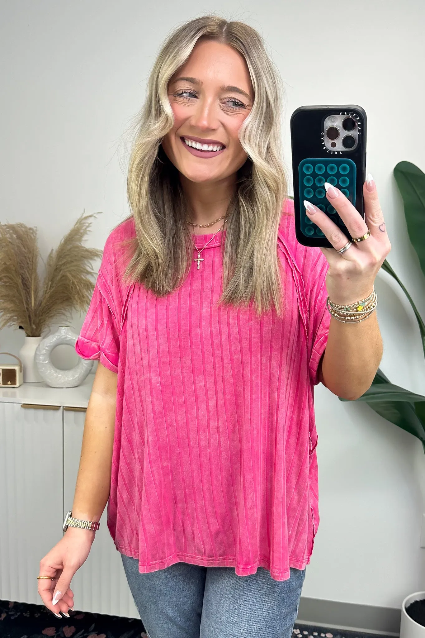 Zandrah Ribbed Raglan Knit Top - BACK IN STOCK