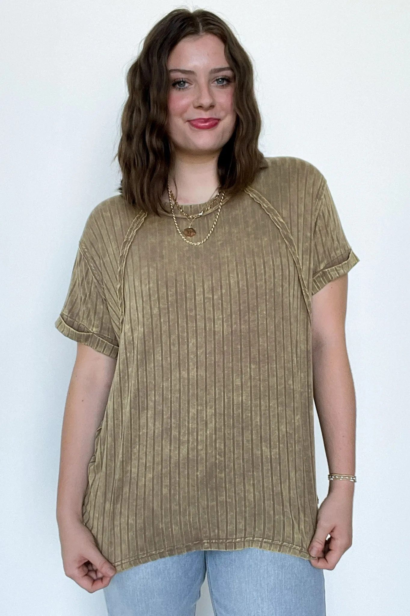 Zandrah Ribbed Raglan Knit Top - BACK IN STOCK