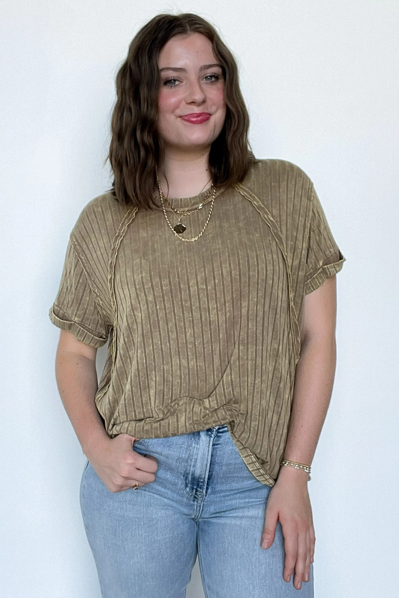 Zandrah Ribbed Raglan Knit Top - BACK IN STOCK