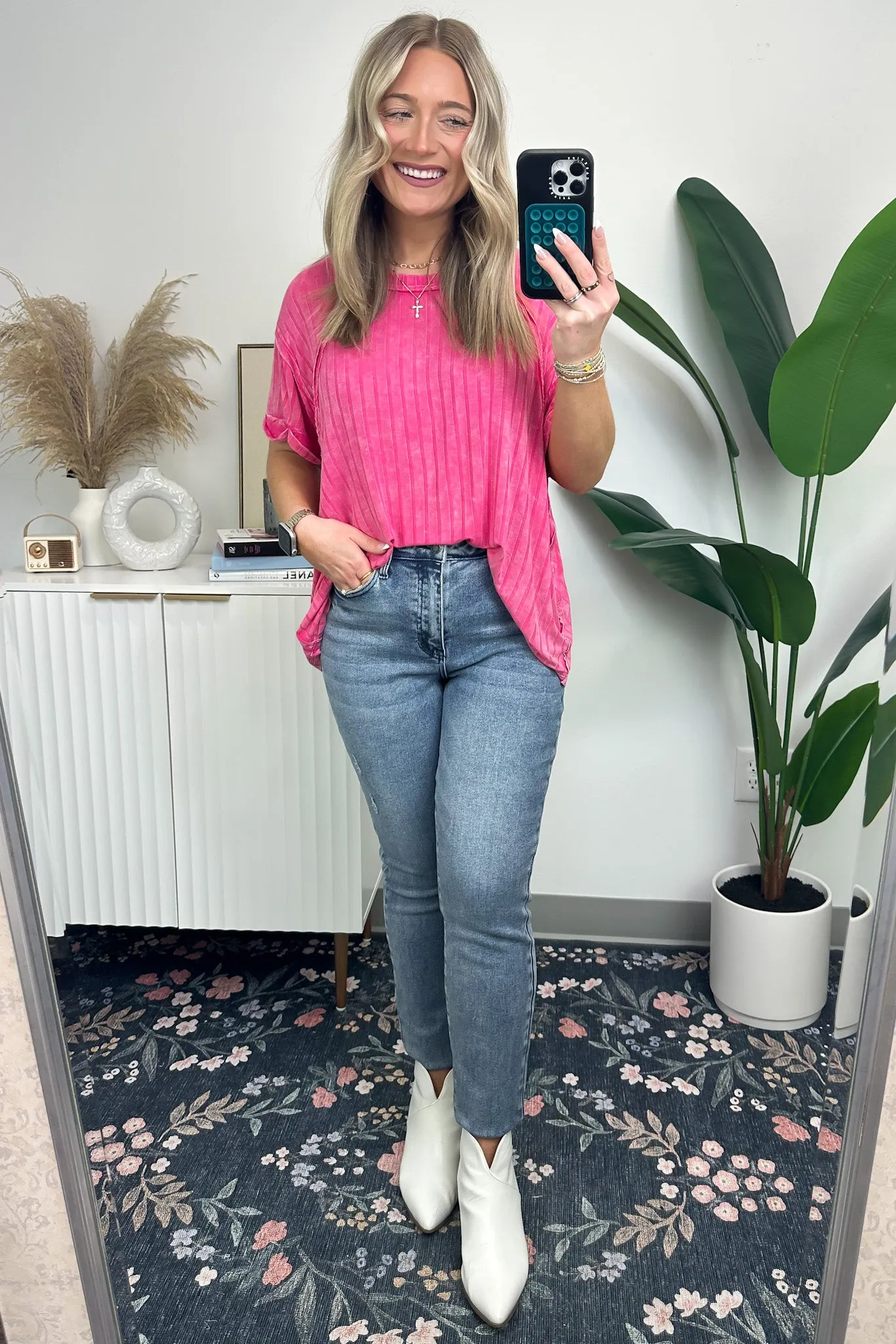 Zandrah Ribbed Raglan Knit Top - BACK IN STOCK