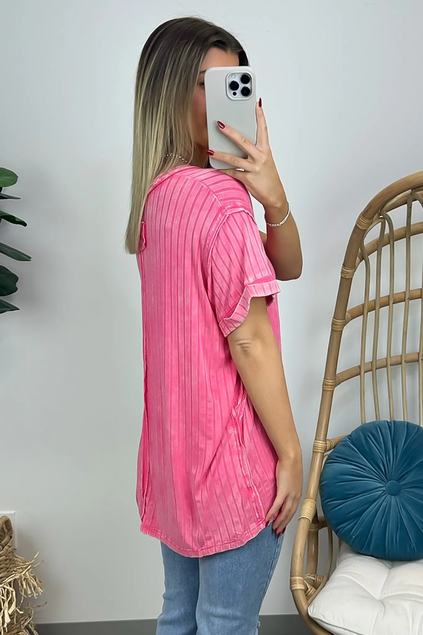 Zandrah Ribbed Raglan Knit Top - BACK IN STOCK