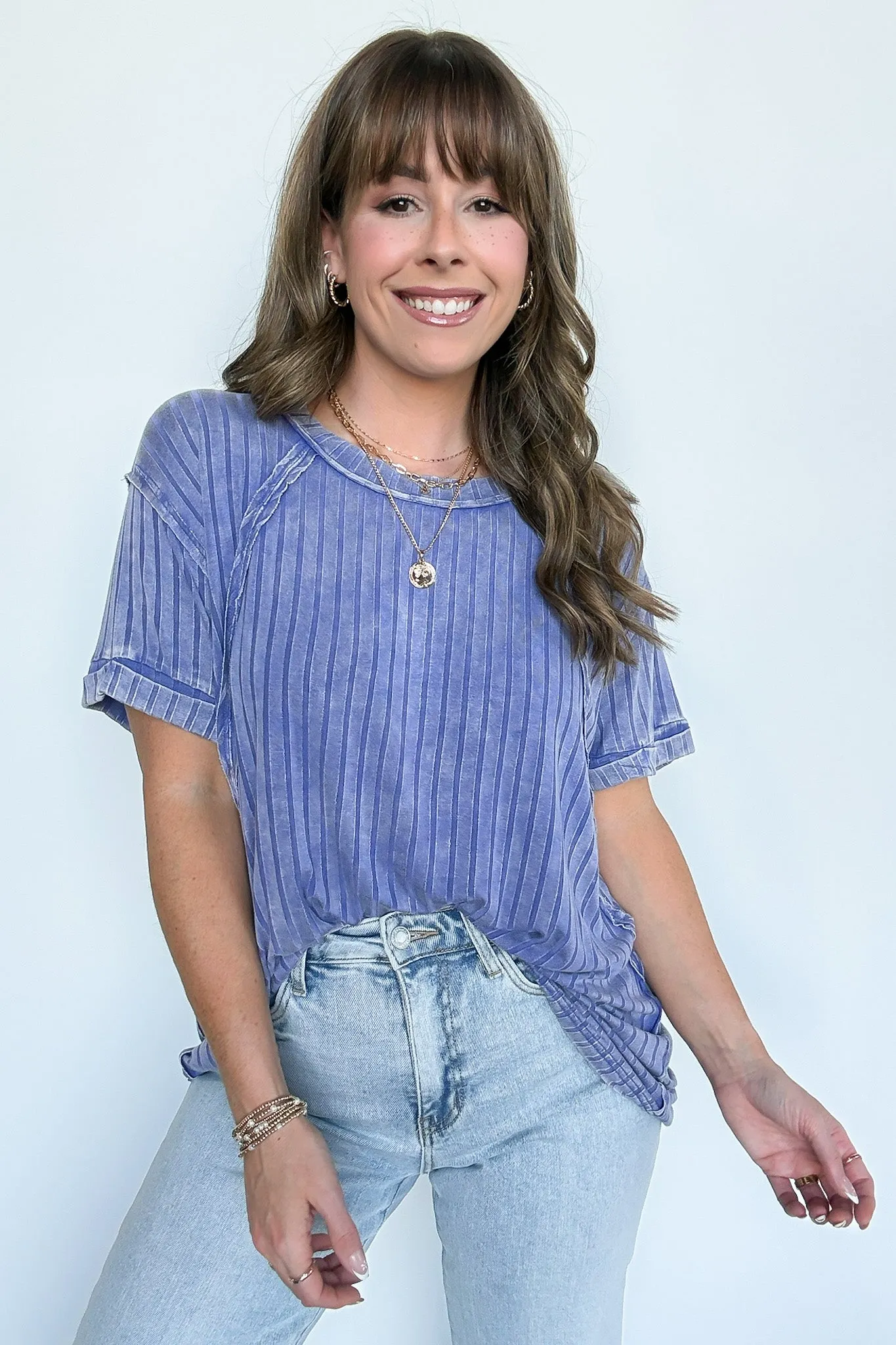 Zandrah Ribbed Raglan Knit Top - BACK IN STOCK