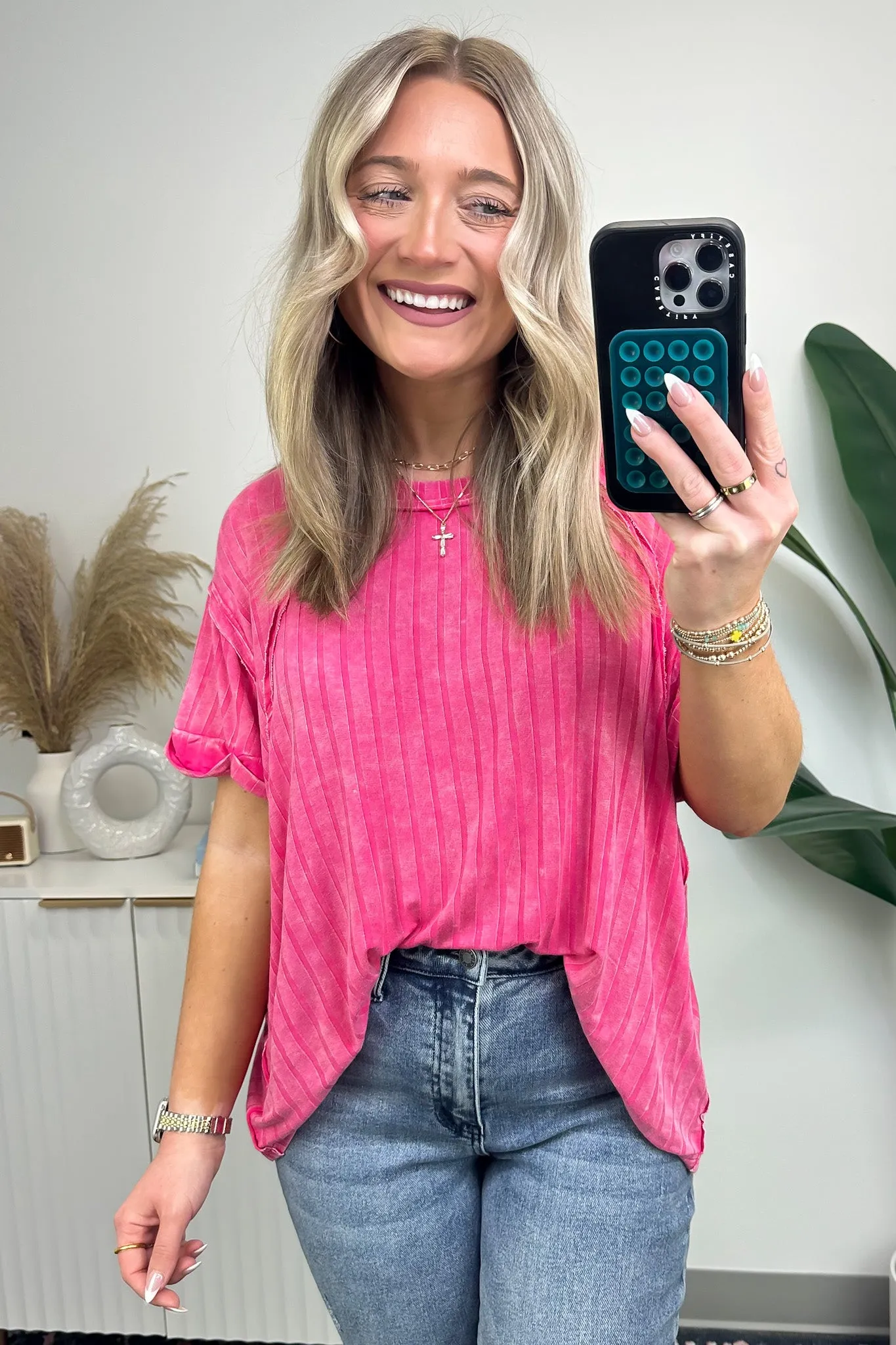 Zandrah Ribbed Raglan Knit Top - BACK IN STOCK