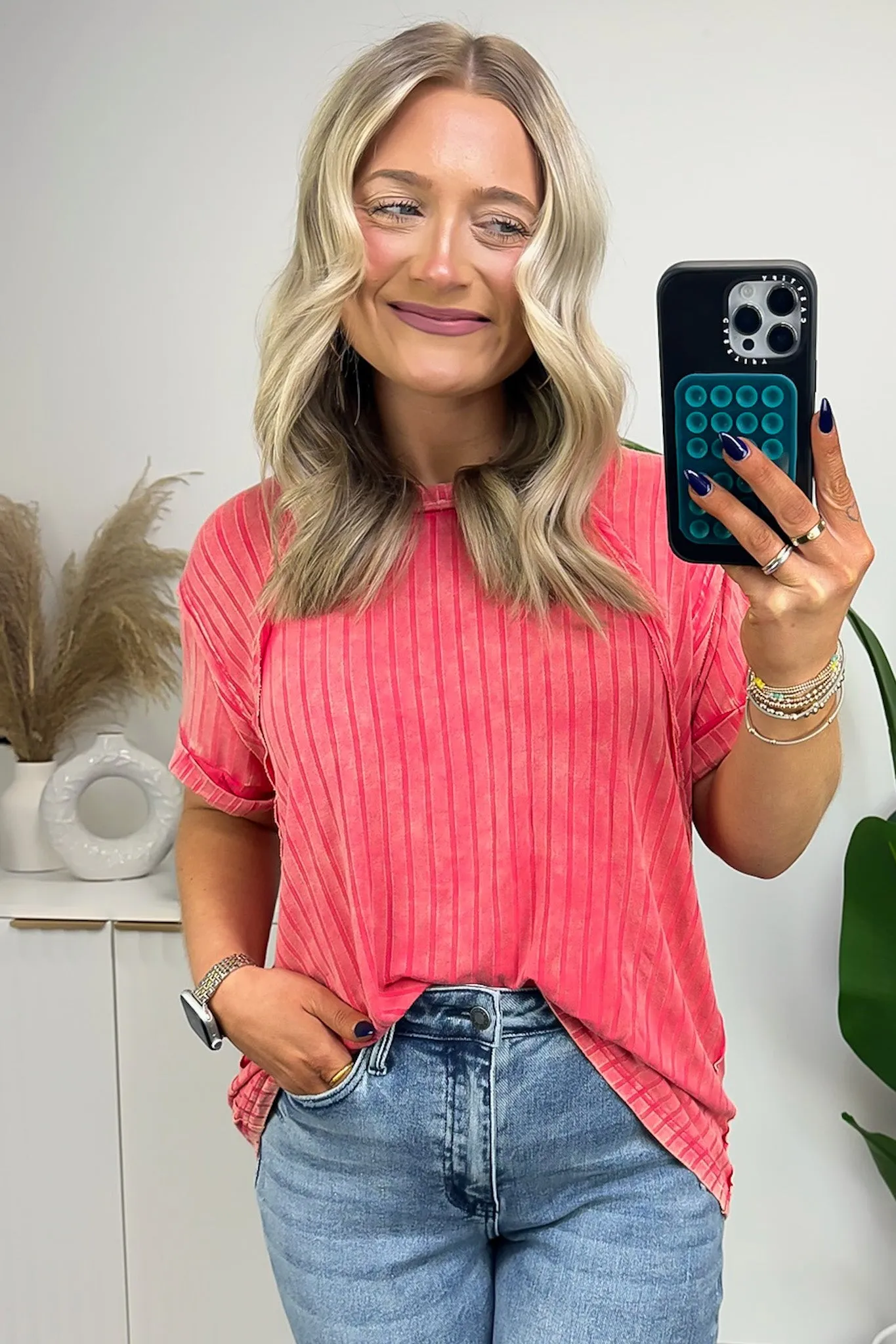 Zandrah Ribbed Raglan Knit Top - BACK IN STOCK