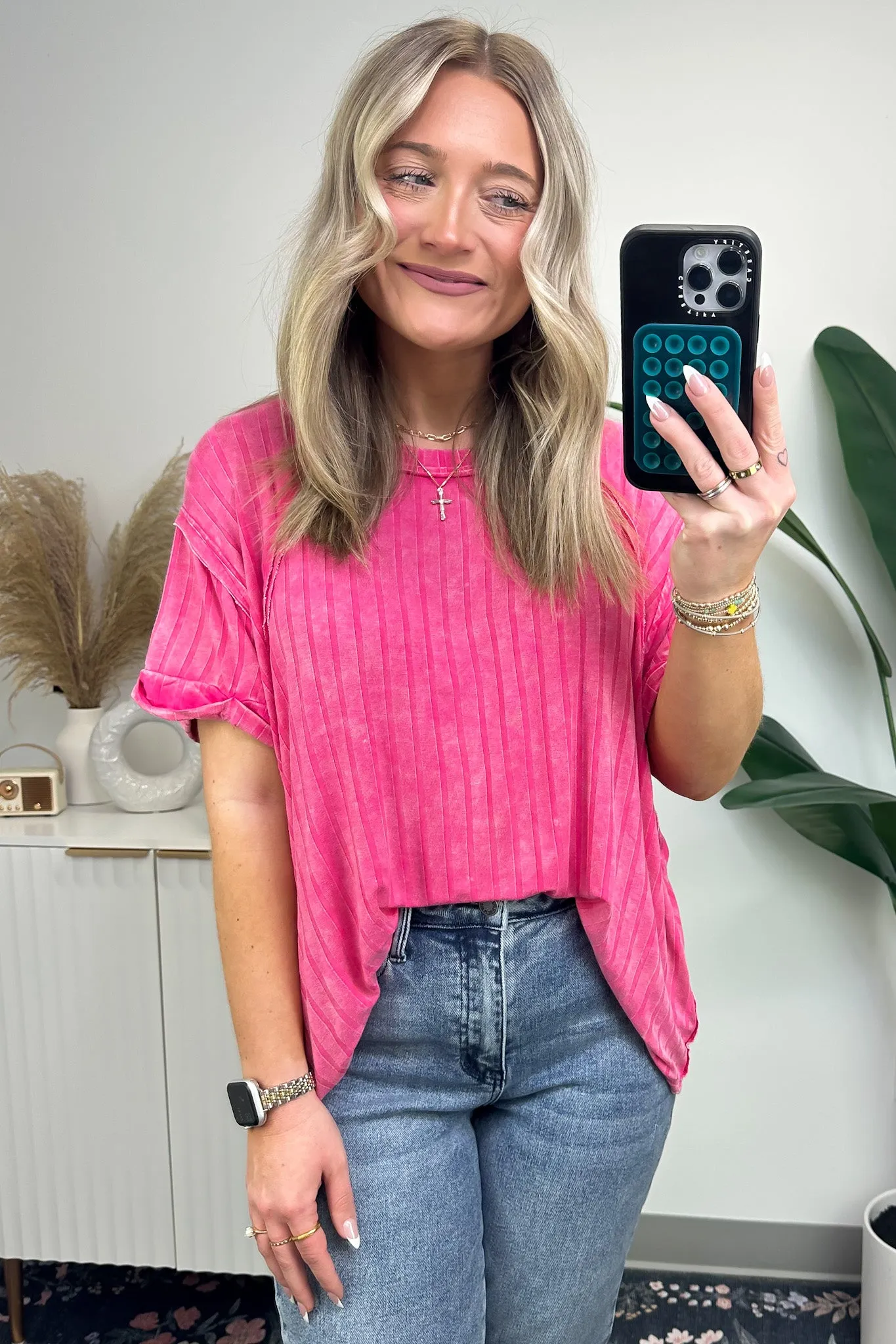 Zandrah Ribbed Raglan Knit Top - BACK IN STOCK