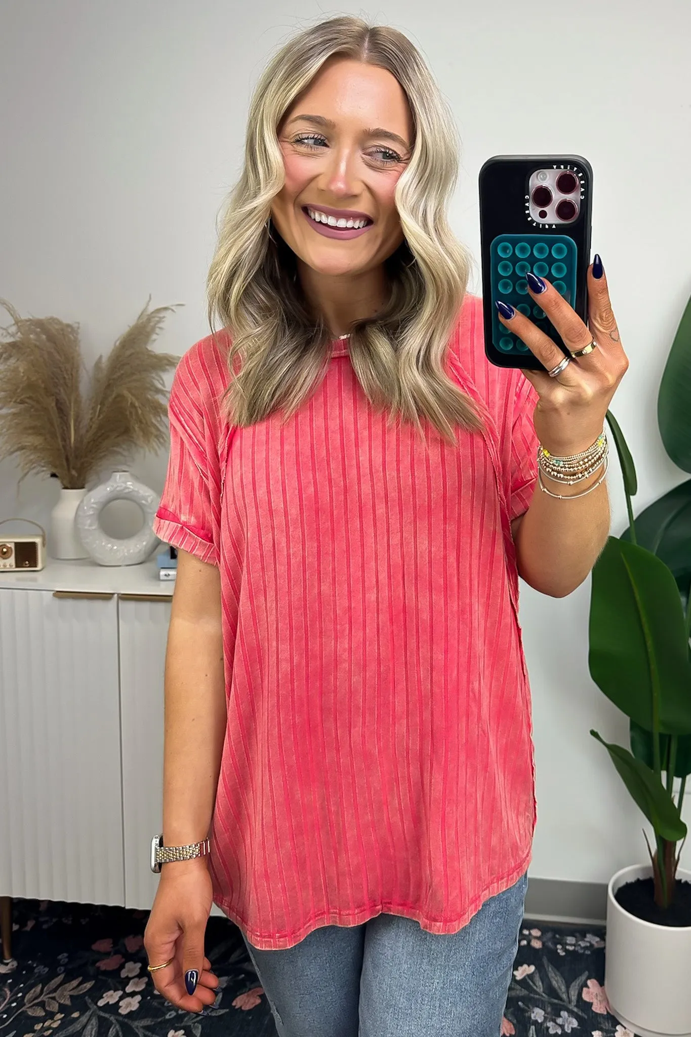 Zandrah Ribbed Raglan Knit Top - BACK IN STOCK
