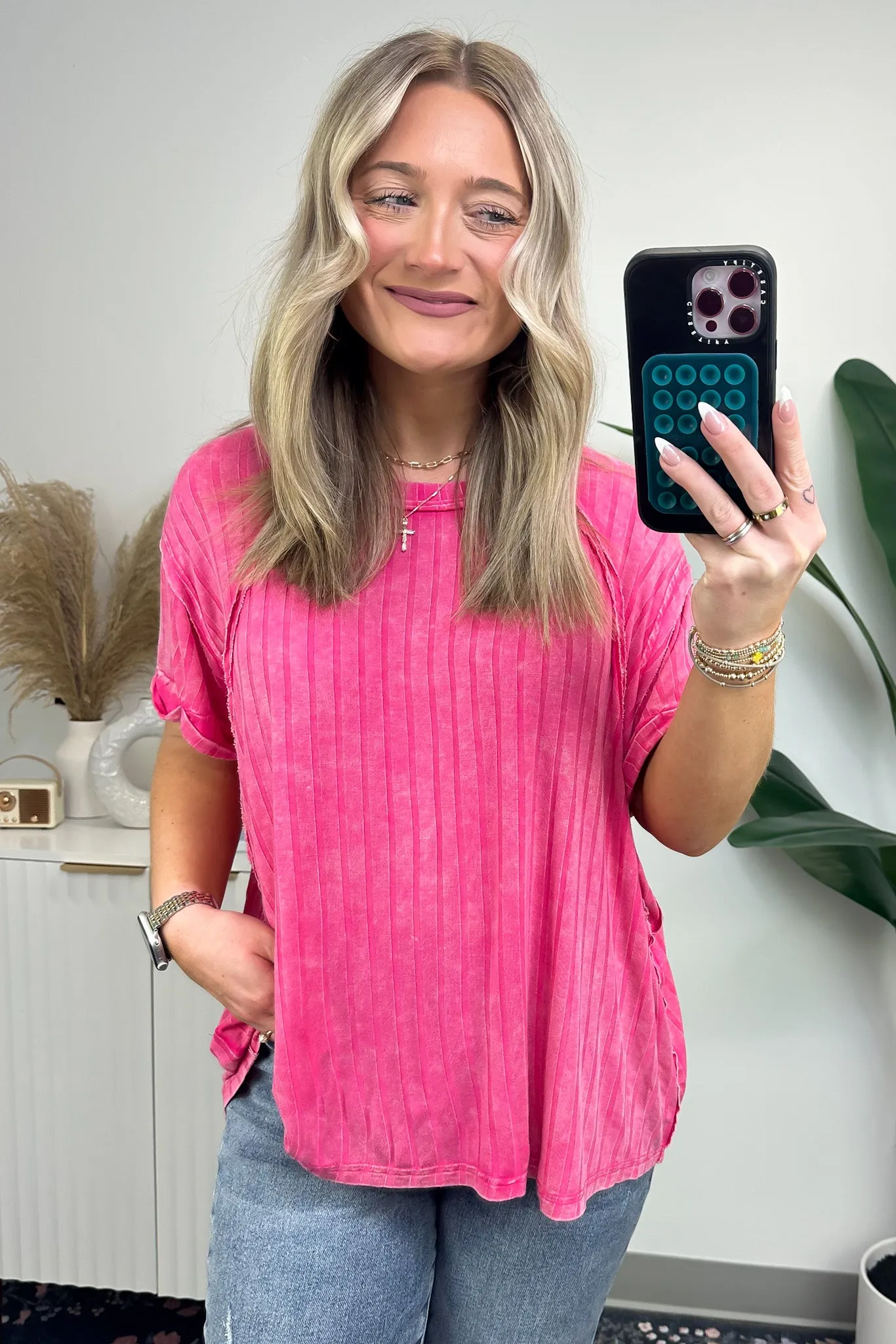 Zandrah Ribbed Raglan Knit Top - BACK IN STOCK