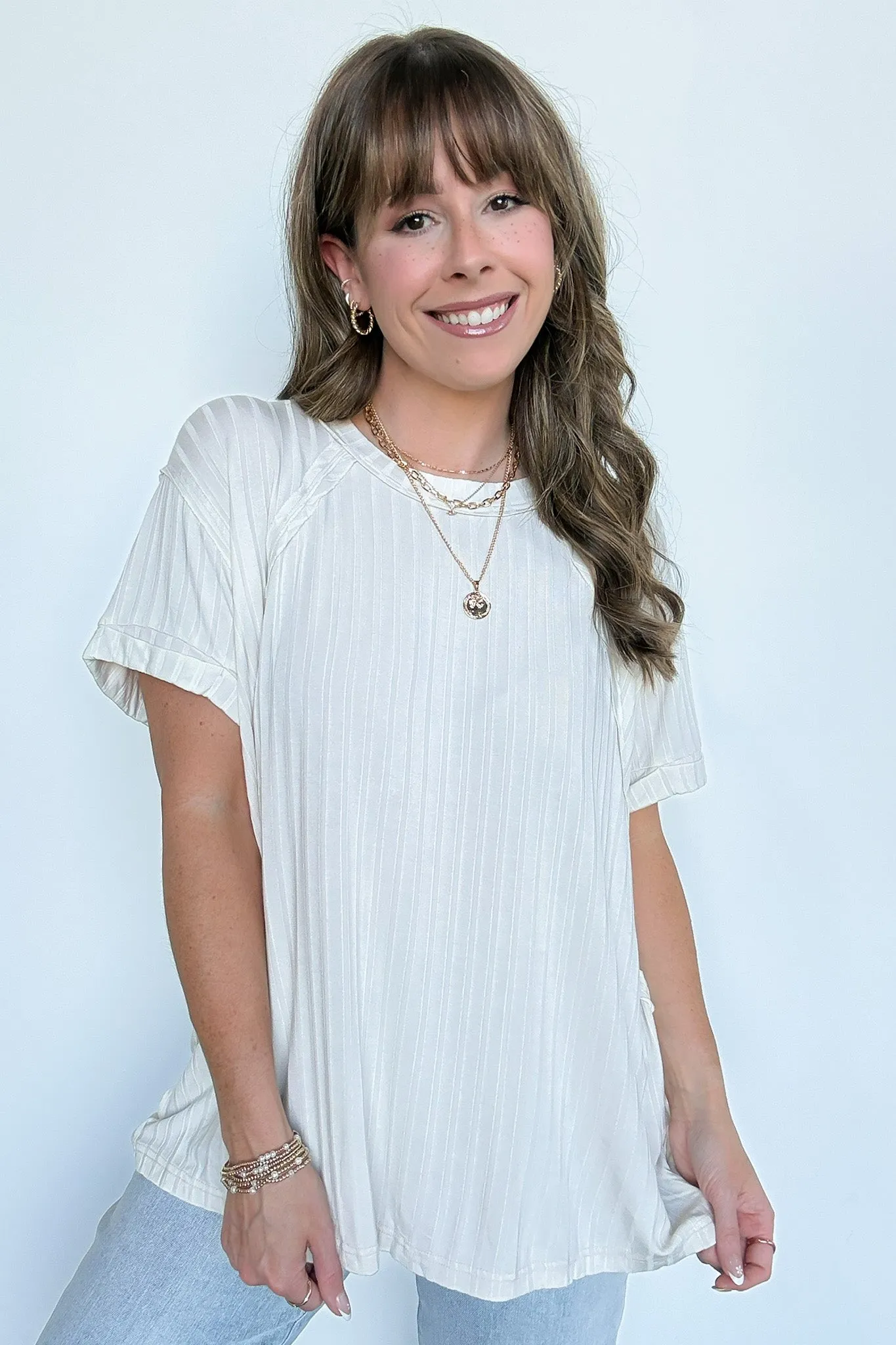 Zandrah Ribbed Raglan Knit Top - BACK IN STOCK