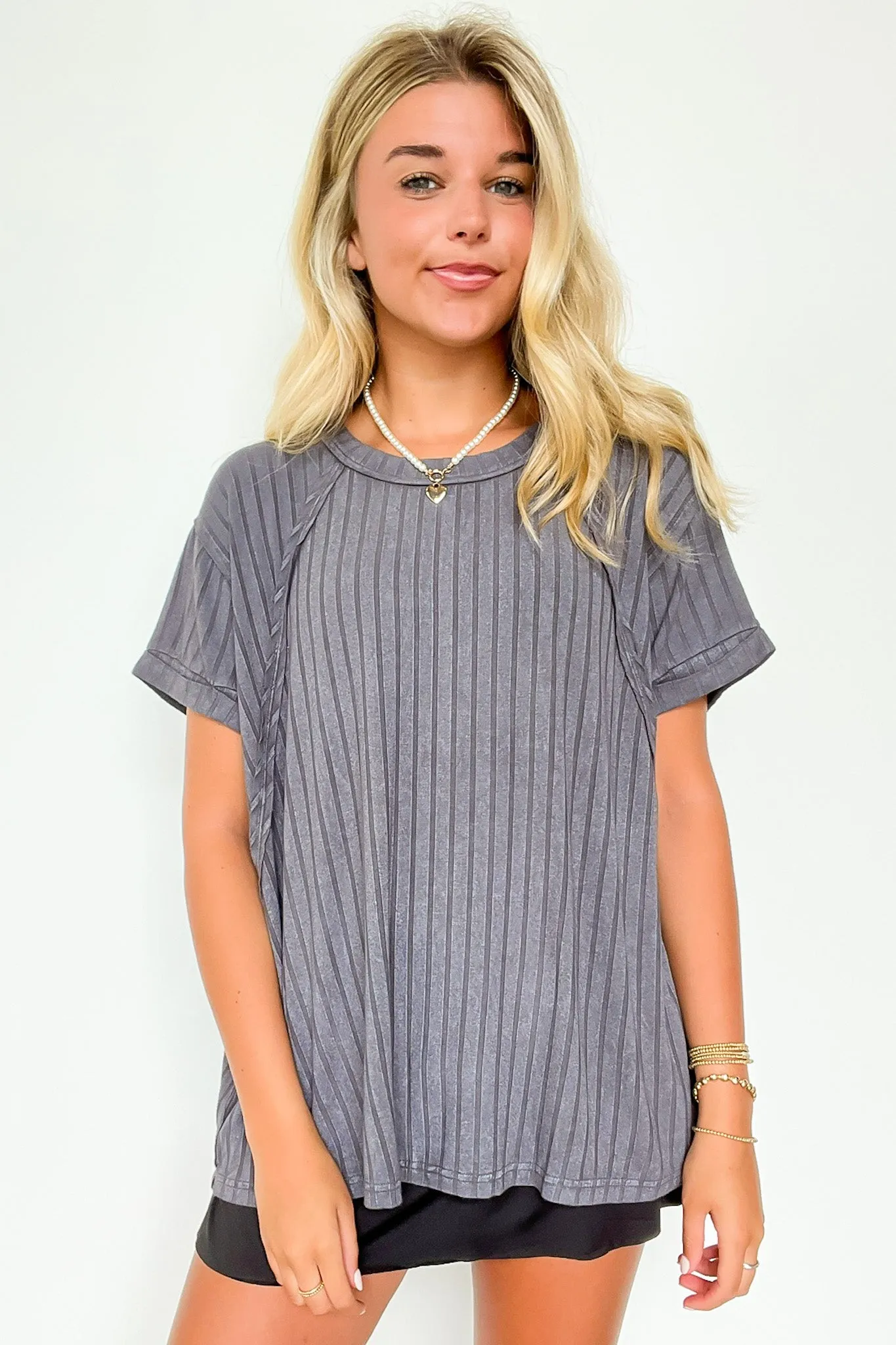 Zandrah Ribbed Raglan Knit Top - BACK IN STOCK