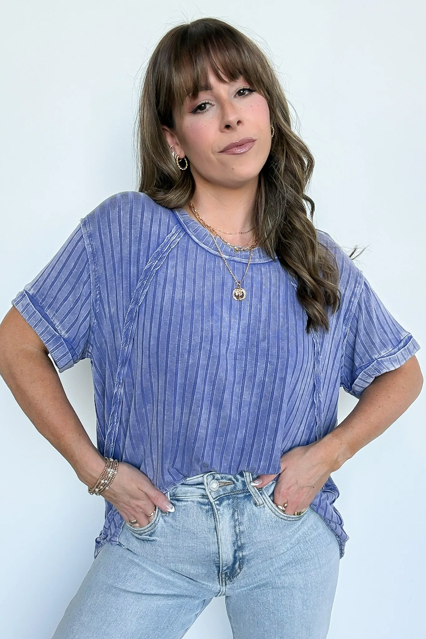 Zandrah Ribbed Raglan Knit Top - BACK IN STOCK