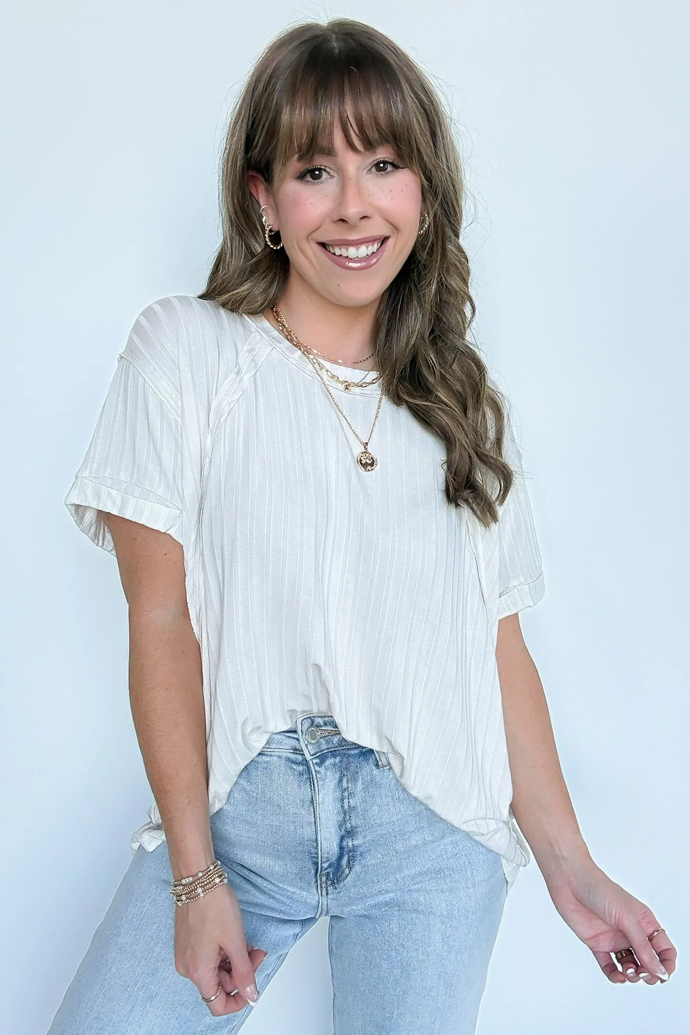 Zandrah Ribbed Raglan Knit Top - BACK IN STOCK