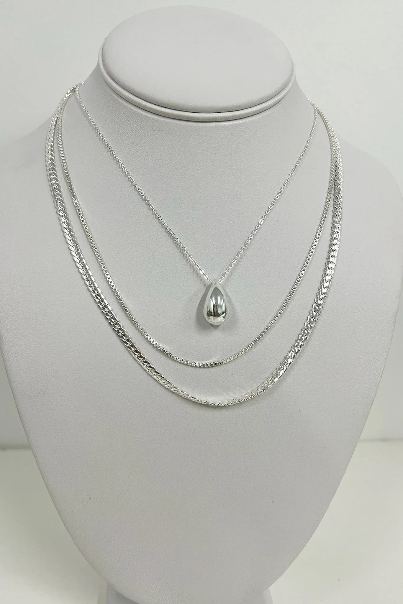 Zarita Teardrop Layered Necklace