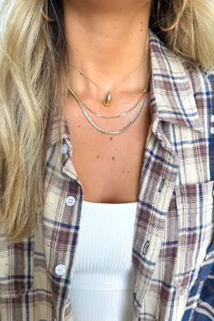 Zarita Teardrop Layered Necklace