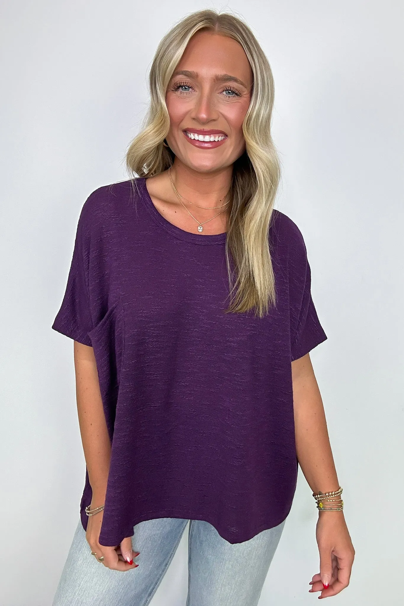 Zen Zone Oversized Knit Pocket Top - BACK IN STOCK