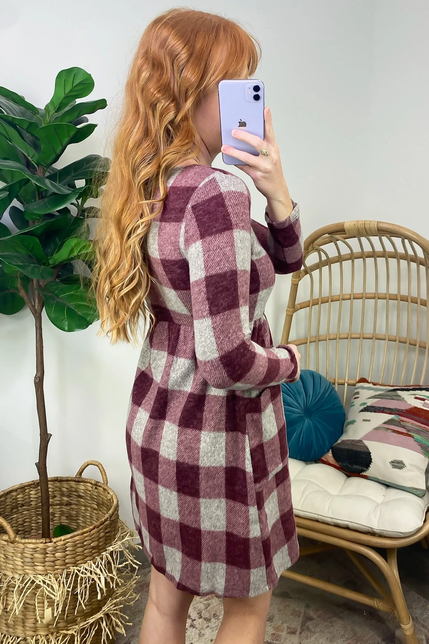 Zenitha Plaid Pocket Dress - FINAL SALE