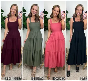 Zyana Smocked Tiered Dress - FINAL SALE